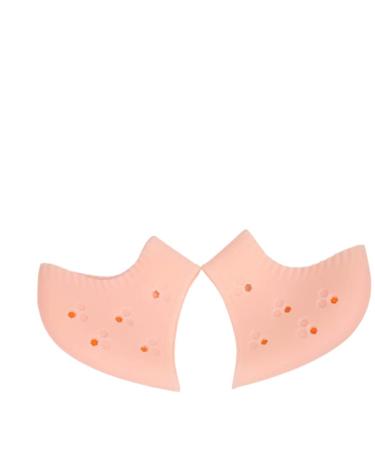 4pieces 2pairs Gel Silicone Foot Heel Cover Protector Sleeve Plantar Fasciitis Care Pads Pain Orthopedic Bunion Corrector