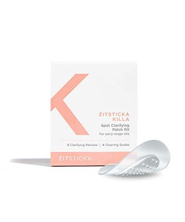 ZitSticka Killa Kit | Self-Dissolving Microdart Acne Pimple Patch for Zits and Blemishes Spot Treatment Stickers for Face and Skin Vegan and Cruelty Free (4 Pack) 4 Count (Pack of 1)