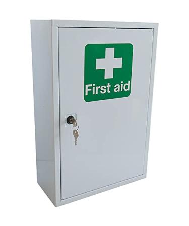 Safety First Aid Group Empty First Aid Metal Cabinet 30cm x 46cm x 14cm