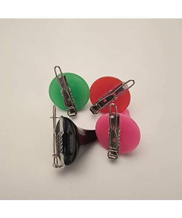 Devil Horn Halloween Hair Clips - Colorful Barrettes for Women & Girls | Party Cosplay Accessories 4 Pairs - Buy Online on GoSupps.com