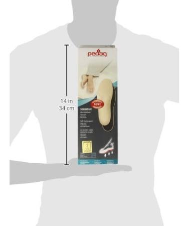 Pedag Sensitive German Made Insoles for Diabetic Neuropathy & Arthritic Feet Relief - Men US 10 / EU 43 - Buy Online on GoSupps.com