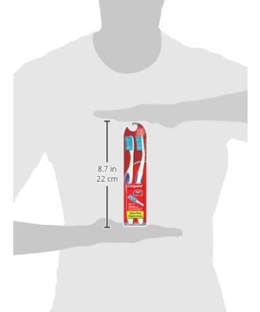 Colgate 360 Optic White Toothbrush Value Pack Soft 2 Count Optic White Soft - Buy Online on GoSupps.com