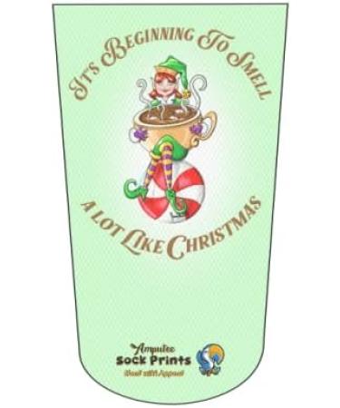 Christmas Light Green Amputee Stump Sock - V1 3Ply, Odor-Resistant - Buy Online on GoSupps.com