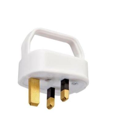 iSeventy9 Easy Pull Mains Plug Top 13A White Fused with a Handle - Arthritis/Disability/weak Grip/Elderly