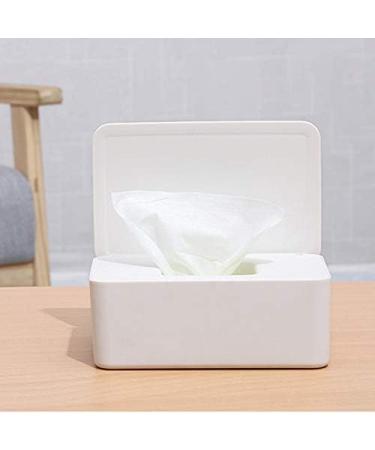 QKFON Storage Box for Wet Wipes - Versatile Tissue Holder & Napkin Organizer for Home & Office (White) - Buy Online on GoSupps.com