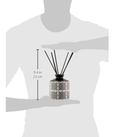 WAX LYRICAL Fired Earth Ceramic Tea & Jasmine Reed Diffuser Gift Set - 200ml | Black & White - Ideal International Shipping - Buy Online on GoSupps.com
