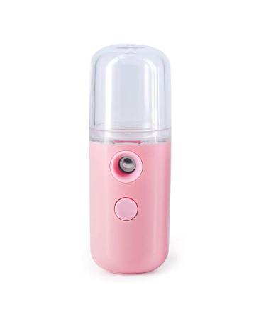 Margavar Nano Mist Sprayer Portable for Home  Office  Car  Hydrating Facial Mist and Skin Care (Pink)