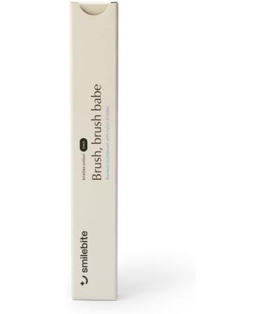 Smilebite Bamboo Toothbrush - Eco-Friendly Vegan Plastic-Free Dental Care for Adults | Black Nylon Bristles - Buy Online on GoSupps.com