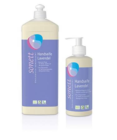 Organic hand soap lavender (2x1000ml) 1 l (pack of 2)