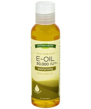 Nature's Truth E-Oil 30 000 IU Skin Care Oil Lemon Scented - 4 oz