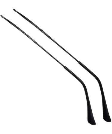 NHEISSCF glasses brackets glasses handles ironing glasses spare bracket frame glasses glasses replacement accessories 1 pair of black vintage glasses made of metal spare bar frame frame hanger