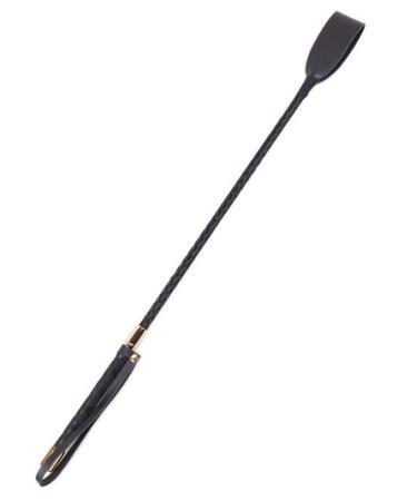 OBTANIM 18 Inch Riding Crop PU Leather Horse Whip Crop for Equestrian Horses