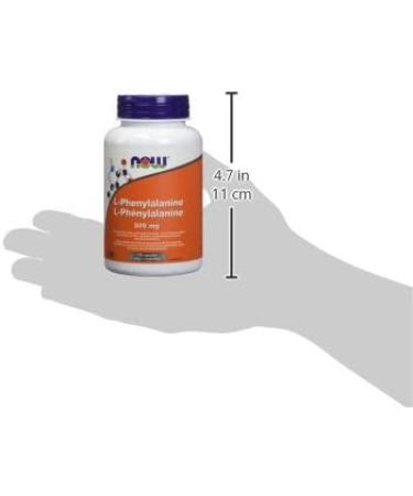 NOW Supplements L-Phenylalanine 500mg Capsules 120 Count - Buy Online on GoSupps.com