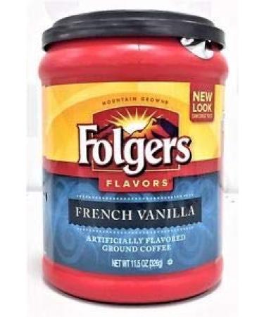 Folgers Flavors Coffee Ground French Vanilla 11.5 oz