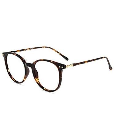 Firmoo Blue Light Blocking Glasses for Women Men Anti Glare Eyestrain Computer Gaming Glasses Anti Bluelight Blue Blocker Non Prescription Eyeglasses Tortoise 1.25 x