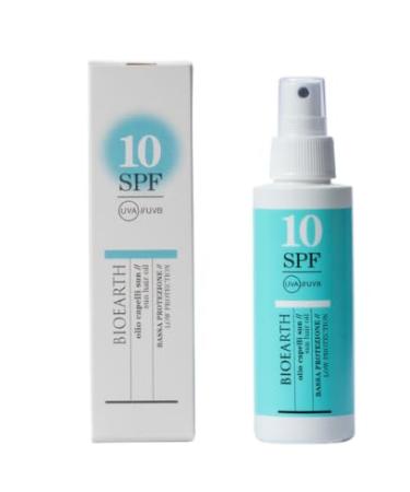 Bioearth Oil Solar Hair 125ml SPF10 Light Avocado Jojoba Aloe