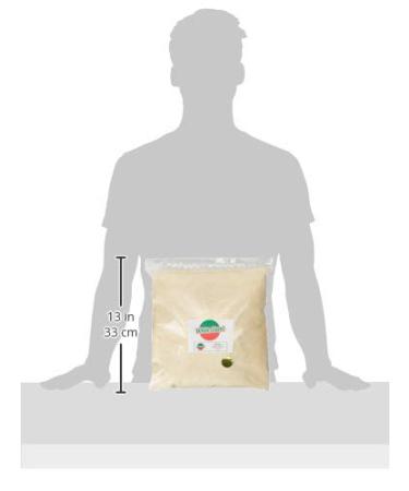 Organic African White Gari - Ghana 5 LB | Premium Quality Cassava Product - Buy Online on GoSupps.com