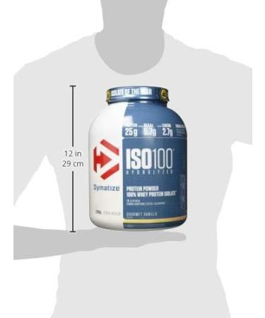 Dymatize ISO 100 Vanilla Whey Protein Isolate Powder - 5lb Package - Buy Online on GoSupps.com