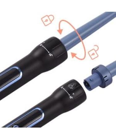 LAOSHE 5-IN-1 Hair Curler Set Hair Curling Iron Wand Hair Straightener Hair Waver Temperature Adjustable LCD Temp Display Hair Styling Tool with Hair Clip Gloves - Buy Online on GoSupps.com