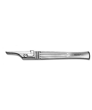 Bayha blade holder handle with locking system for disposable scalpel blades holder Bayha 1 piece (1 pack)