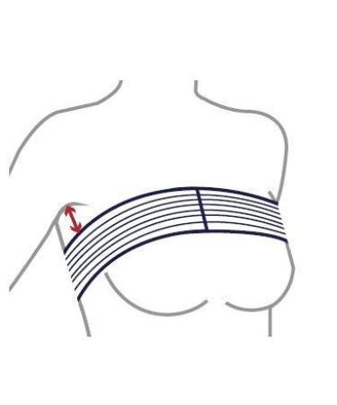CAREFIX Implant Stabilizer Band (8113) White | TYTEX Post-Surgery Breast Implant Support | Chest Compression & Augmentation Strap - Buy Online on GoSupps.com
