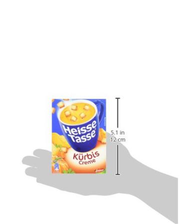 Hot Pumpkin Cream Soup - 12 Bags (0.15L Each) with Croutons | International Shipping - Buy Online on GoSupps.com