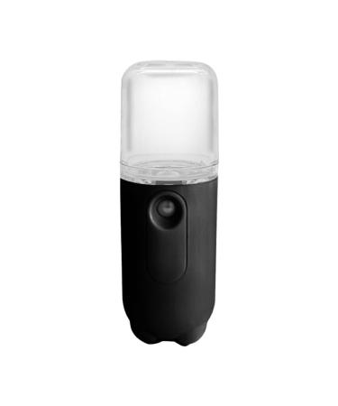 dijiusidy USB Portable Face Mist Sprayer 30ml Steamer Home Travel Use Rechargeable Atomizer Nebulizer Skin Care Tool Beauty Supplies Black