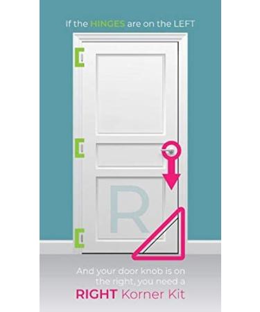 Kitty Korner Door DIY Install - Left Swing Kit | Easy Interior Cat Door Installation | Create Safe Space for Cat - Buy Online on GoSupps.com