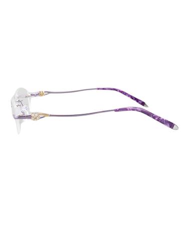 Noyota metal nasal cushion holder nose bridge substitute 1 pair of carved flower glasses made of metal spare bar nose bridge purple glasses spare parts for borderless 1-hole glasses frames