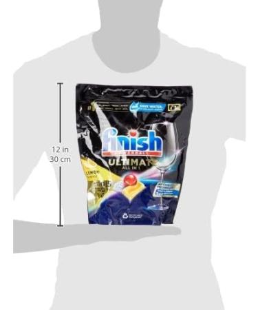Bundle of Finish Quantum Ultimate Dishwasher Tablets Lemon Scent 85 Tablets + Finish Dishwasher Cleaner Twin Pack Original Pack of 2 2 x 250 ml - Buy Online on GoSupps.com