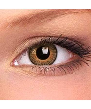 Buy Hazelnut Brown Colored Contact Lenses - 2x Prescription-Free with Free Lens Case | International Shipping Available - Buy Online on GoSupps.com