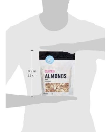 Amazon Brand - Happy Belly Sliced Almonds 12 Ounce (Pack of 1) - Buy Online on GoSupps.com