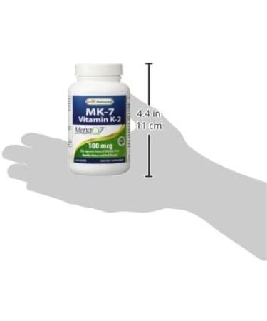 Best Naturals MK-7 Vitamin K2 100 mcg 120 Vcaps - Buy Online on GoSupps.com