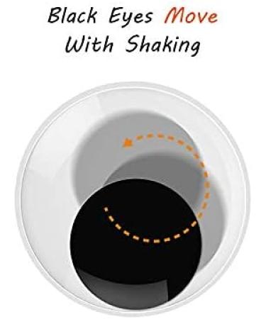 Set of 6 Black Wiggle Googly Eyes for Crafts - 2, 3, 4 - Self Adhesive - Christmas Decorations - Buy Online on GoSupps.com