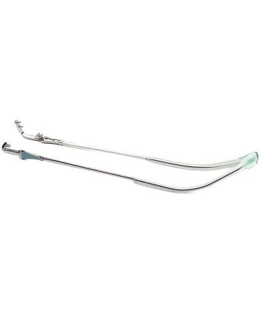 VekkEr Eyeglass Temple Replacement 1 Pair Eyeglass Replacement Temples Metal Eyeglass Repair Parts Temples for Rimless 2-Hole Glasses Green