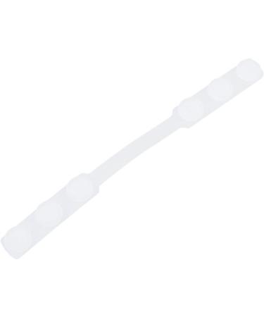 Minkissy 8st Mask Extension Hooks | Anti-Strangulation Face Mask Adapters | White Headband Connectors for Hearing Protection - 15.8x1.5cm - Buy Online on GoSupps.com