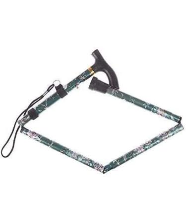 SilteD Walking Stick Trekking Poles Walking Stick Sturdy Printed Travel Five-Section Patterned Non Slip Crutch Cane Adjustable Folding Walking Stick Outdoor Sport Hik - Buy Online on GoSupps.com