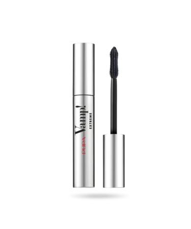 Pupa Pupa Vamp Extreme Black Mascara + Mini Eyeliner Skinny Liner Black Extreme Volume Eyelashes Scenographic Effect Explosive Eyelashes with Ultra Slim Easy and Super Thin Tract Pen
