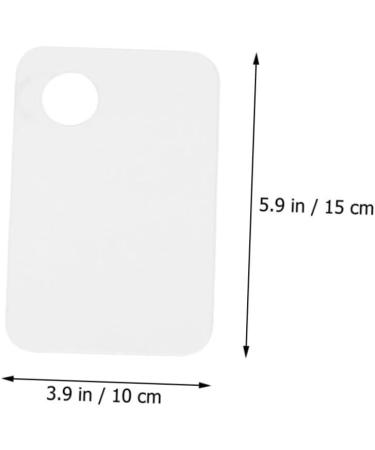 3 Sets Nail Art Palette - Transparent Makeup Mixing Plates & Spatulas for Cosmetics | 15x10cm Manicure Tools | International Shipping - Buy Online on GoSupps.com