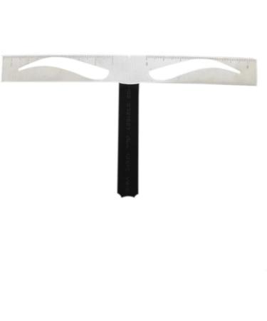 FOMIYES Eyebrow Shapes Stencil 2 Pcs Eyebrow Grooming Stencil Eyebrow Stencil Template Positioning Ruler Stainless Steel - Buy Online on GoSupps.com