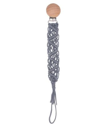 Pacifier chain Cotton (Color: Gray) Goldstadt Nulli