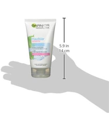 Garnier Washing Gel gentle cleansing for sensitive skin antiimpurities soapfree with zinc & hamamelis sensitive individually packed 1 x 150 ml 150 ml 1er Pack - Buy Online on GoSupps.com