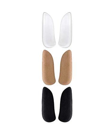 Camisin Mediale and Lateral heel wedge silicone insoles for supination and pronation corrective ADH Sive gel shoe insoles for bow legs fu alignment pain in the knee