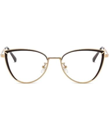 Incredible Cat Eyes Reading Glasses - Anti-Blue Light Anti-UV Stylish Gold +200 for Women - Buy Online on GoSupps.com