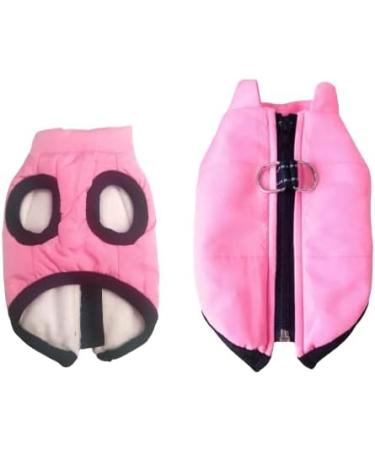 Waterproof XXS Dog Coat Padded Fleece Zip Up Coat Chihuahua Puppy Tiny Toy Clothes Teacup Miniature Tiny Breeds (Pink XXS) XXS: Tiny Miniature Size e.g. Newborn Chihuahua Pink - Buy Online on GoSupps.com