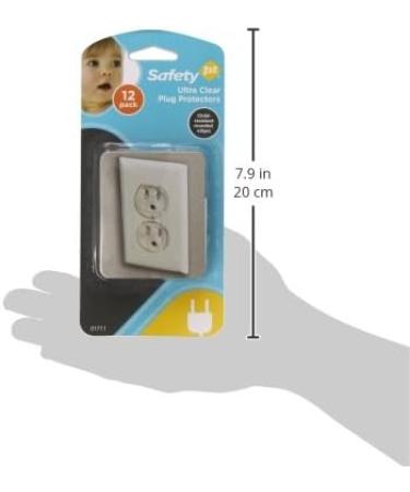 Safety 1st Ultra Clear Outlet Plug Covers - 12 Pack - Buy Online on GoSupps.com