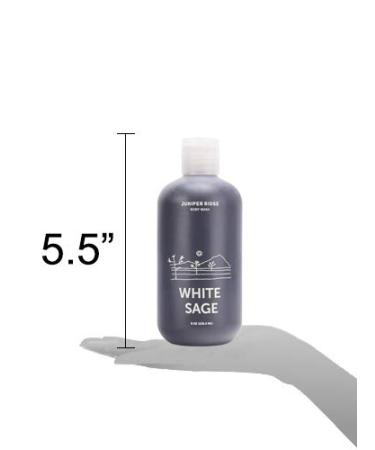 Organic Vegan White Sage Body Wash - Concentrated Castile Soap with Essential Oils - 8oz Cruelty-Free Shower Gel - Buy Online on GoSupps.com