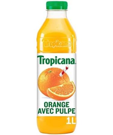 TROPICANA - Orange With Pulp 1L - Lot Of 4 - Special Offer - Buy Online on GoSupps.com