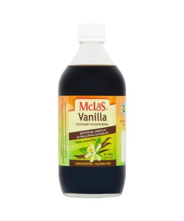 Mclas Vanilla Culinary Flavouring (480Ml )| Artificial vanilla | Another tastebud treat | Alcohol free | Concentrated | premium product