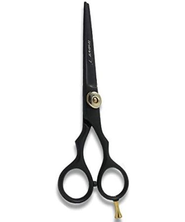 7" Black Hairdressing Scissor for Professional Hairdressers Stainless Steel Salon Barber Cutting Hair Scissors for Men Women and Children (Single Scissor) - Buy Online on GoSupps.com